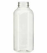 Clear Plastic Juice Bottles & Caps